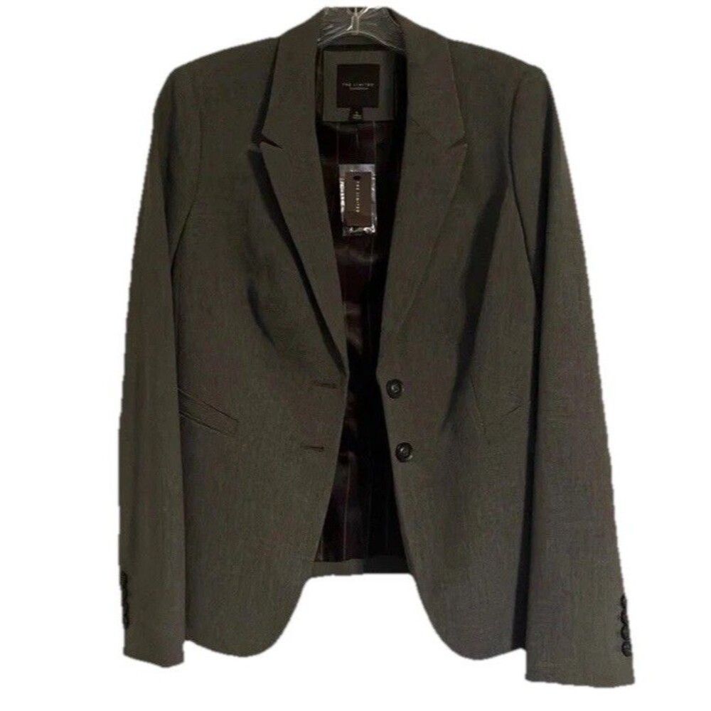 The Limited Suit Jacket Dark Grey Women’s Size 6 NWT MSRP $158